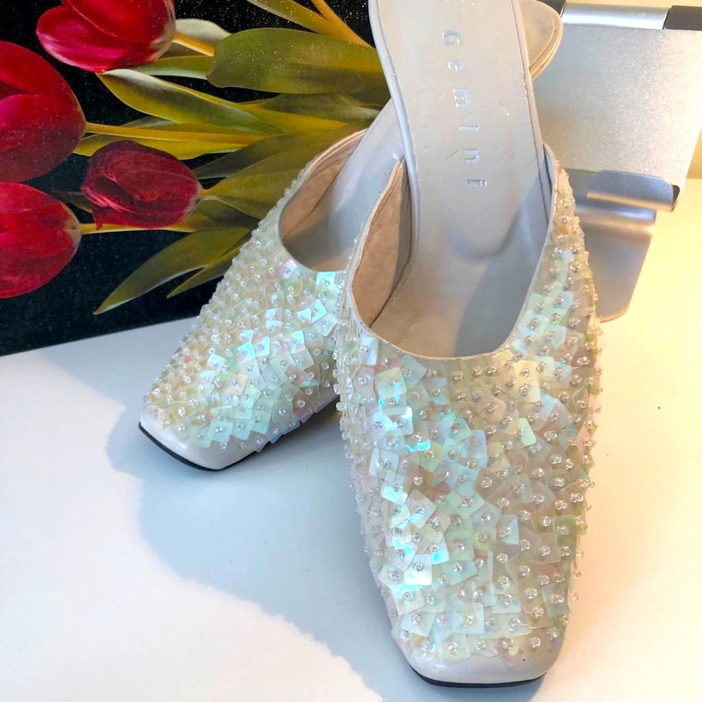 Lady Mule with Sequins - Picture 2 of 5